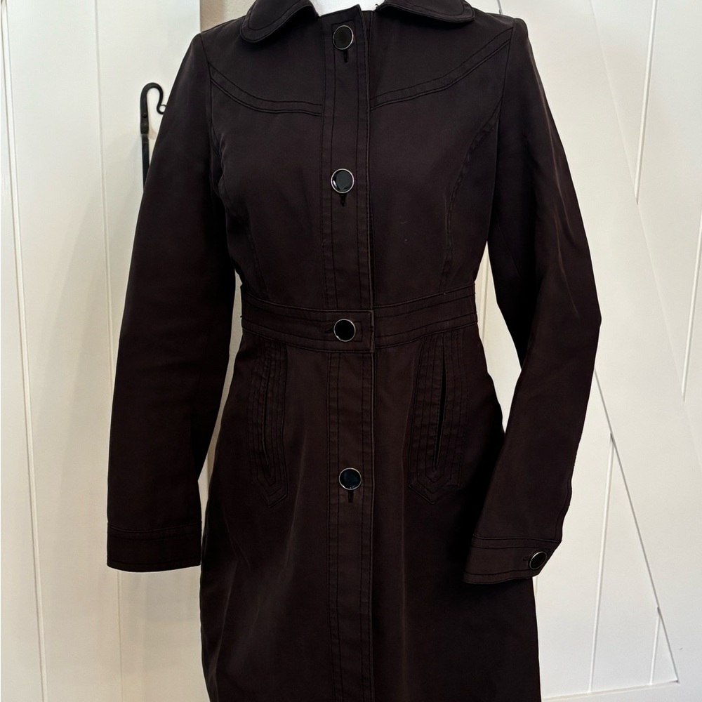 Banana Republic black Trench Coat